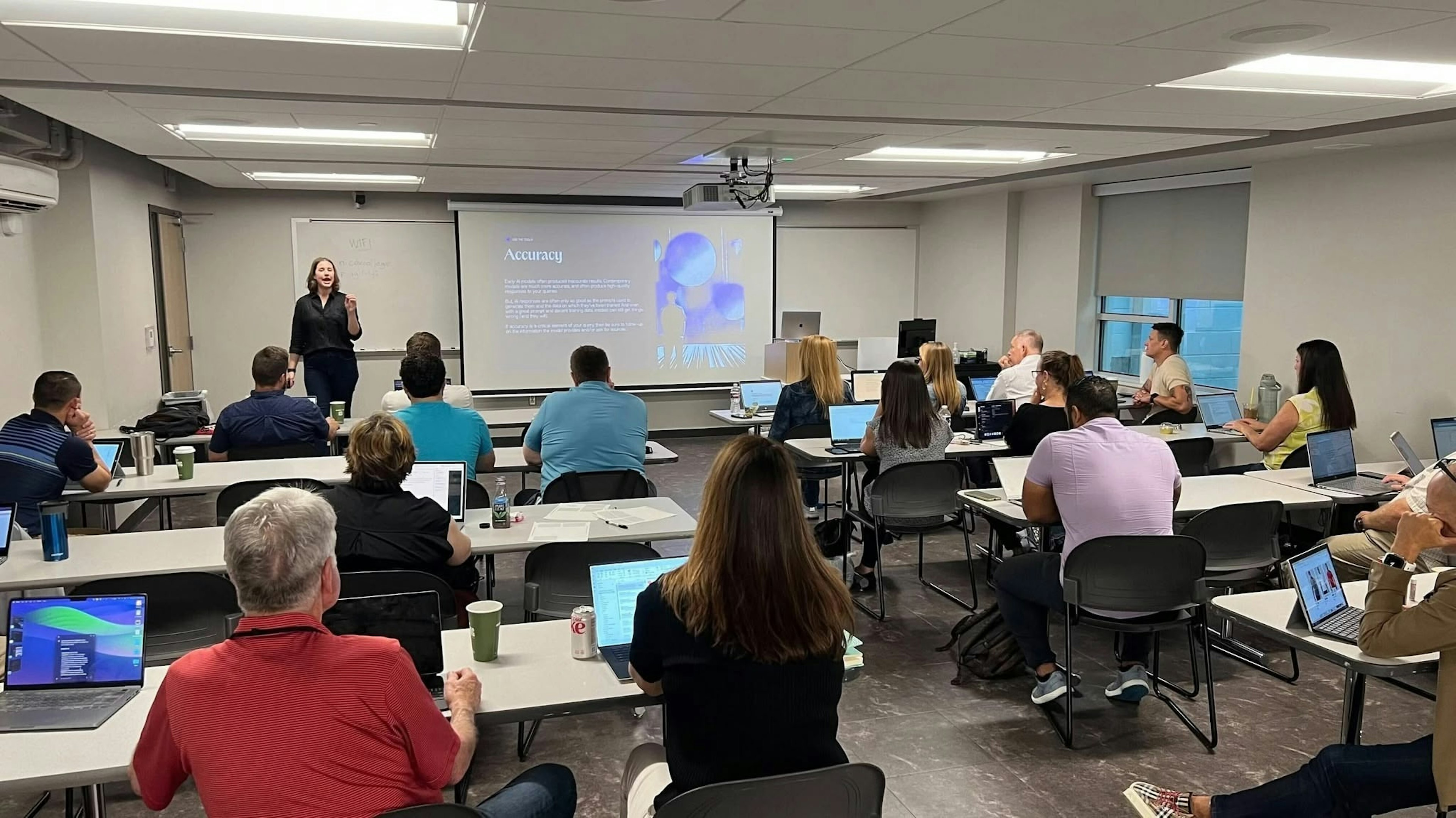 Human First AI Abstract Visualization